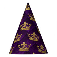 Royal Blue & Purple Crown Prince fête d'anniversai