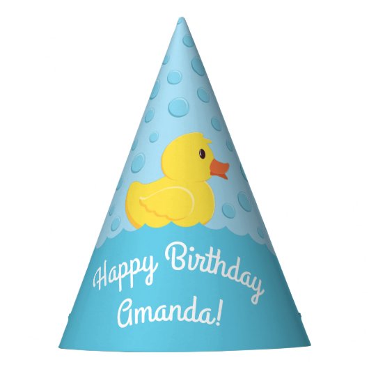 Chapeaux De Fètes Rubber Ducky 1er Anniversaire Fête Enfants Bébé (Devant)