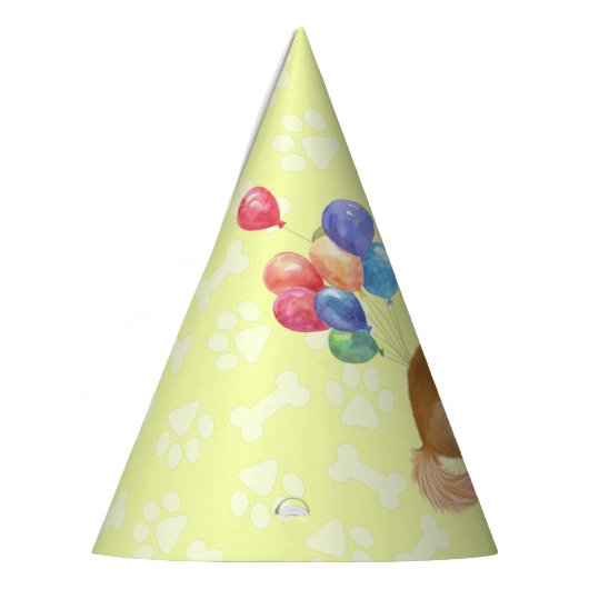 Chapeaux De Fètes Ruby Cavalier King Charles Spaniel Anniversaire   (Gauche)