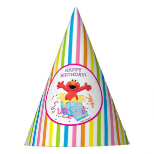 Chapeaux De Fètes Rue Sésame   Anniversaire d'Elmo Girl