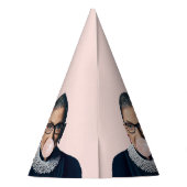 Chapeaux De Fètes Ruth Bader Ginsburg souffler rose bulle gomme (Dos)