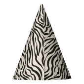 Chapeaux De Fètes Safari Animaux Zebra (Dos)