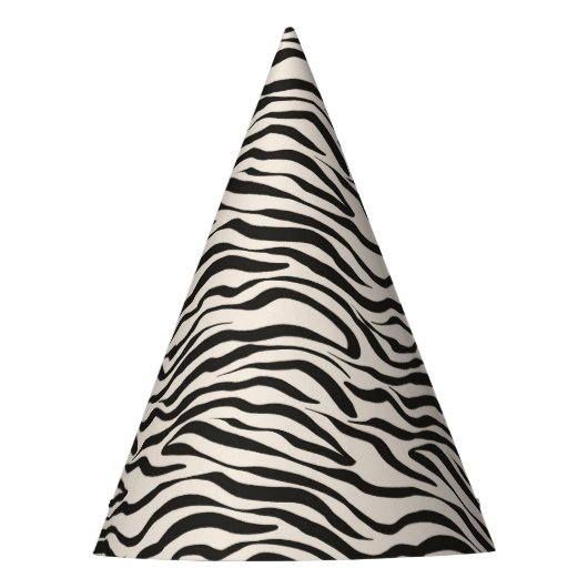 Chapeaux De Fètes Safari Animaux Zebra (Devant)
