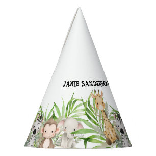 Chapeaux De Fètes Safari Aventure 1er anniversaire