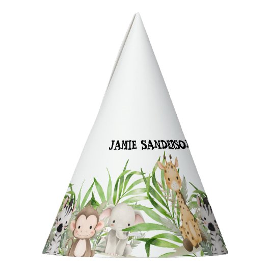 Chapeaux De Fètes Safari Aventure 1er anniversaire (Gauche)