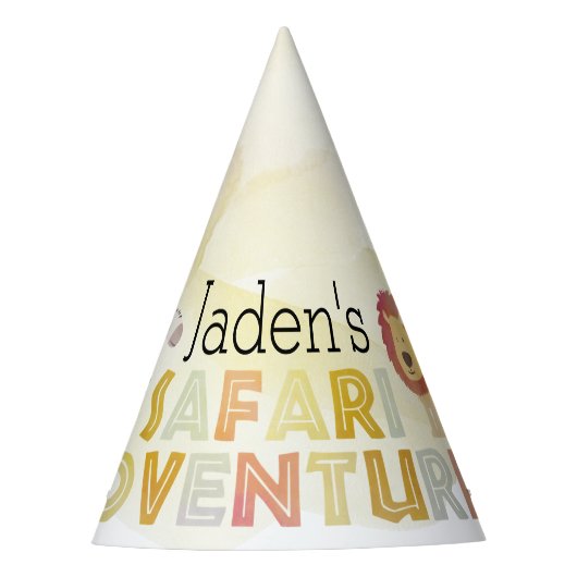 Chapeaux De Fètes Safari Aventure Anniversaire (Devant)