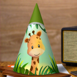 Chapeaux De Fètes Safari Birthday Giraffe