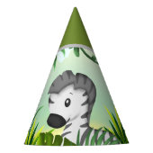 Chapeaux De Fètes Safari Birthday Zebra (Devant)
