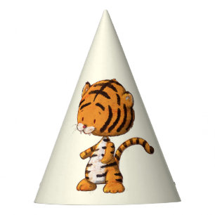Chapeaux De Fètes Safari Tigre premier anniversaire