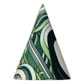 Chapeaux De Fètes Sage Green Mint Pastel Green Penguin En Art Spiral (Gauche)