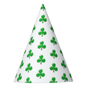 Chapeaux De Fètes Saint Patrick's Day Irlandais Green Clover Shamroc
