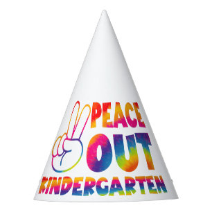 Chapeaux De Fètes Salut les maternelles Tie Dye Dernier jour d'école