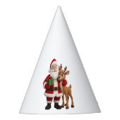 Chapeaux De Fètes Santa Claus and Rudolph Cartoon (Devant)