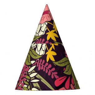 Chapeaux De Fètes Serpents de la jungle, fleurs tropicales, motif vi