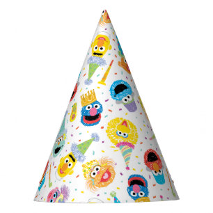 Chapeaux De Fètes Sesame Street Pals Confetti Anniversaire