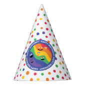 Chapeaux De Fètes Sesame Street Pals Rainbow Joyeux anniversaire (Devant)