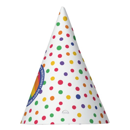 Chapeaux De Fètes Sesame Street Pals Rainbow Joyeux anniversaire (Droite)