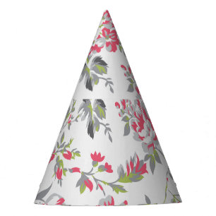 Chapeaux De Fètes Shabby Chic Floral Rose Motif