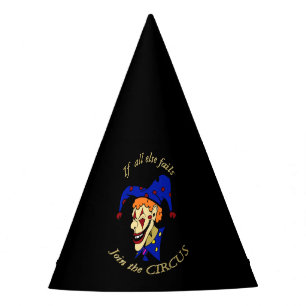 Chapeaux De Fètes Si échoue tout autrement joignez le clown de bleu