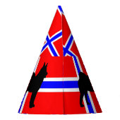 Chapeaux De Fètes silo d'elkie sur le Norvège-drapeau (Dos)