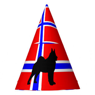 Chapeaux De Fètes silo d'elkie sur le Norvège-drapeau