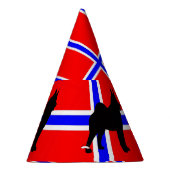 Chapeaux De Fètes silo d'elkie sur le Norvège-drapeau (Droite)