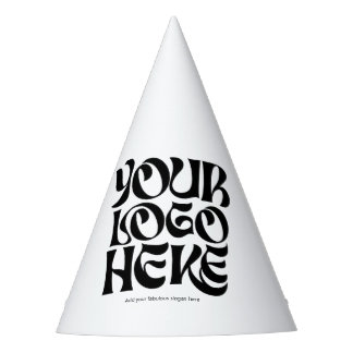 Chapeaux De Fètes Simple Logo d'entreprise et texte drôle