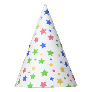 Chapeaux De Fètes Simple moderne coloré Star anniversaire coloré