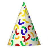 Chapeaux De Fètes Simple moderne rouge vert saupoudrer fête d'annive (Dos)