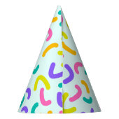 Chapeaux De Fètes Simple moderne rouge vert saupoudrer fête d'annive (Dos)