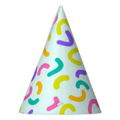 Chapeaux De Fètes Simple moderne rouge vert saupoudrer fête d'annive (Gauche)