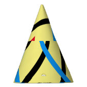 Chapeaux De Fètes Simple monogramme ajouter votre nom lettre man min (Droite)