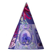 Chapeaux De Fètes Sirène d'océan violet (Gauche)