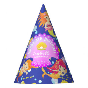 Chapeaux De Fètes Sirènes Bleu Navy