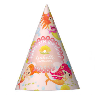 Chapeaux De Fètes Sirènes Rose Pêche