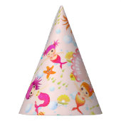 Chapeaux De Fètes Sirènes Rose Pêche (Gauche)
