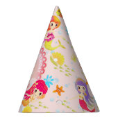 Chapeaux De Fètes Sirènes Rose Pêche (Droite)