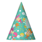 Chapeaux De Fètes Sirènes sarcelle (Gauche)