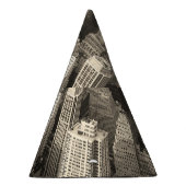 Chapeaux De Fètes Skyline de Manhattan, aérien noir et blanc. (Droite)