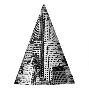 Chapeaux De Fètes Skyscraper City Texture Isométrique sans fil