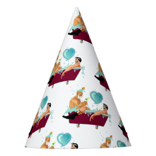 Chapeaux De Fètes SlipperyJoe's deux gays hommes aiment la baignoire