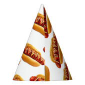 Chapeaux De Fètes SlipperyJoe's Hotdog viande hachée grill (Dos)