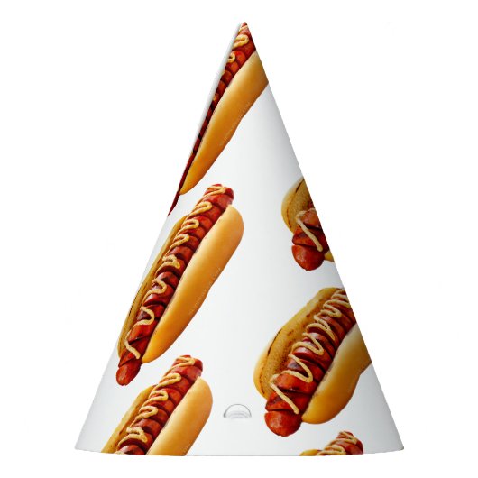 Chapeaux De Fètes SlipperyJoe's Hotdog viande hachée grill (Gauche)