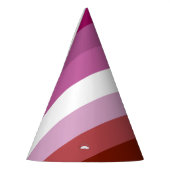 Chapeaux De Fètes SlipperyJoe's lesbian pride flag feminine communit (Gauche)