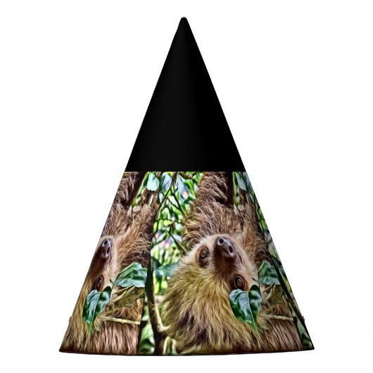 Chapeaux De Fètes Sloth peint (Devant)