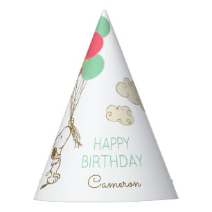 Chapeaux De Fètes Snoopy et Ballons Anniversaire