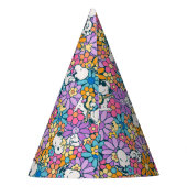 Chapeaux De Fètes Snoopy & Motif de fleurs de bois (Dos)