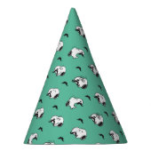 Chapeaux De Fètes Snoopy Moustaches et Motif Turquoise (Droite)