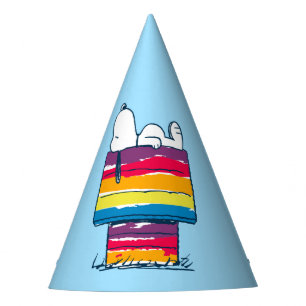 Chapeaux De Fètes Snoopy Rainbow Dog House