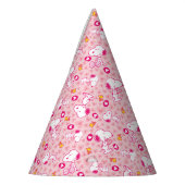 Chapeaux De Fètes Snoopy & Woodstock Motif Coeurs roses (Gauche)